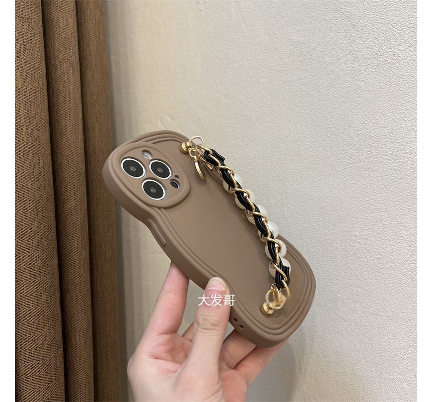 Faux Chain Case Pearl Phone