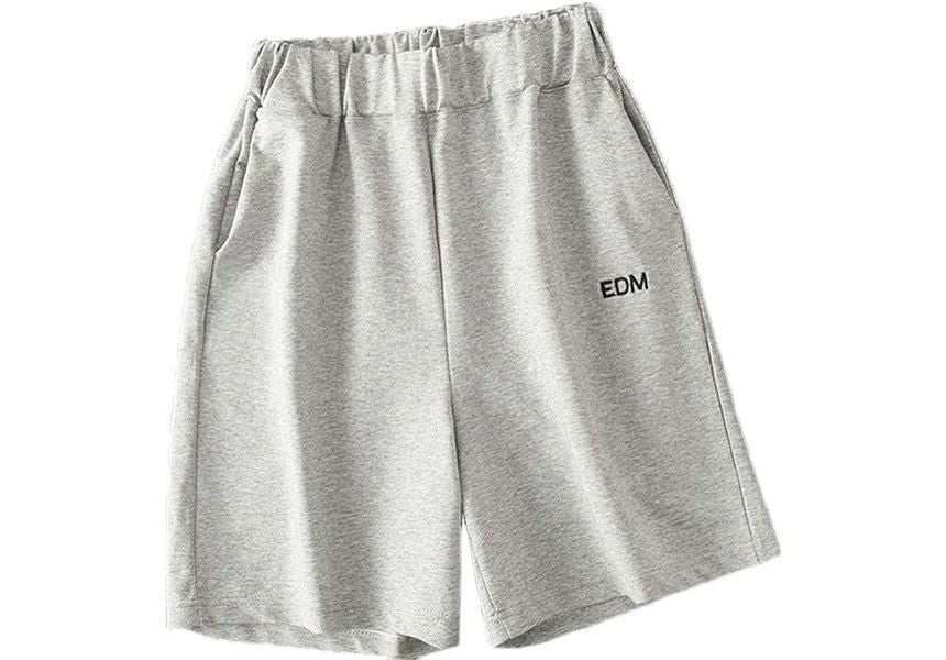 Embroidered Shorts Waist Letter High