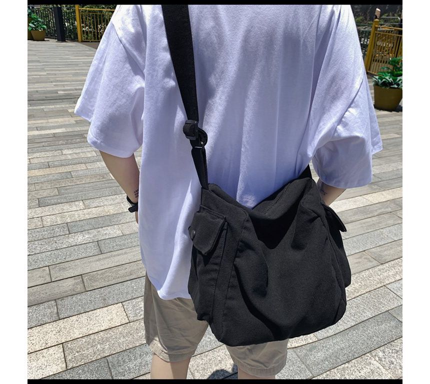 Bag Crossbody Plain Canvas