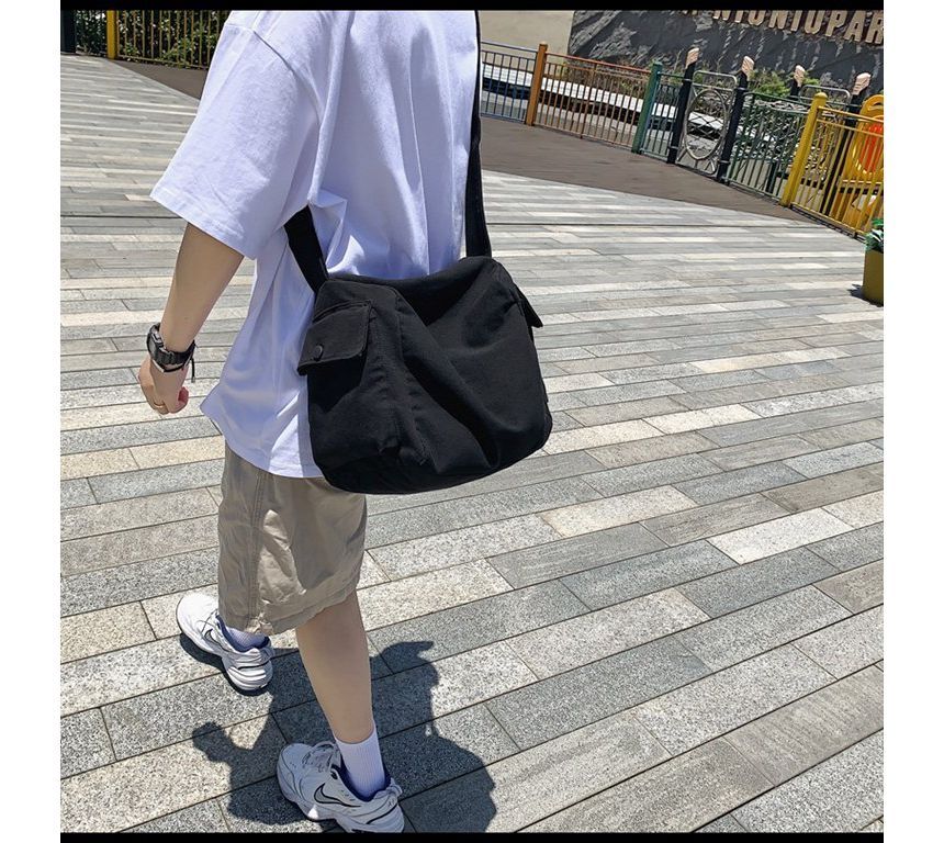 Bag Crossbody Plain Canvas