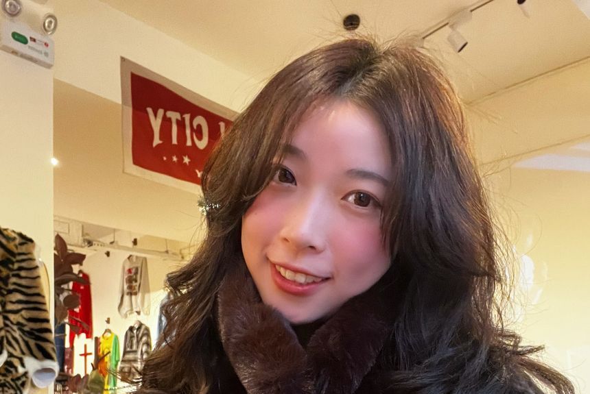 Beret Houndstooth Panel