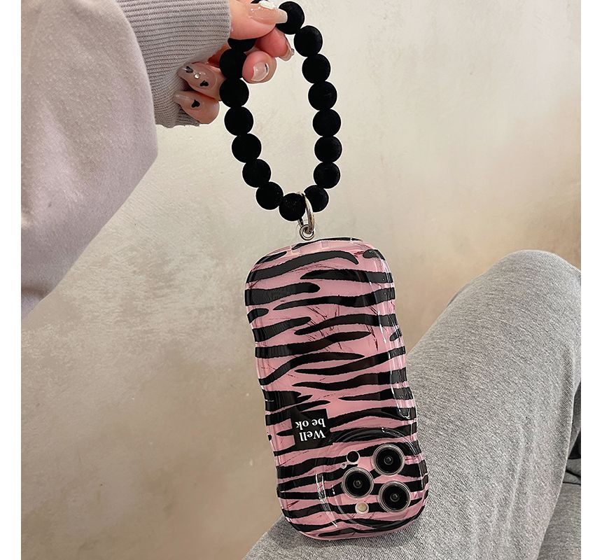 Case Zebra Hand Chain Phone Print