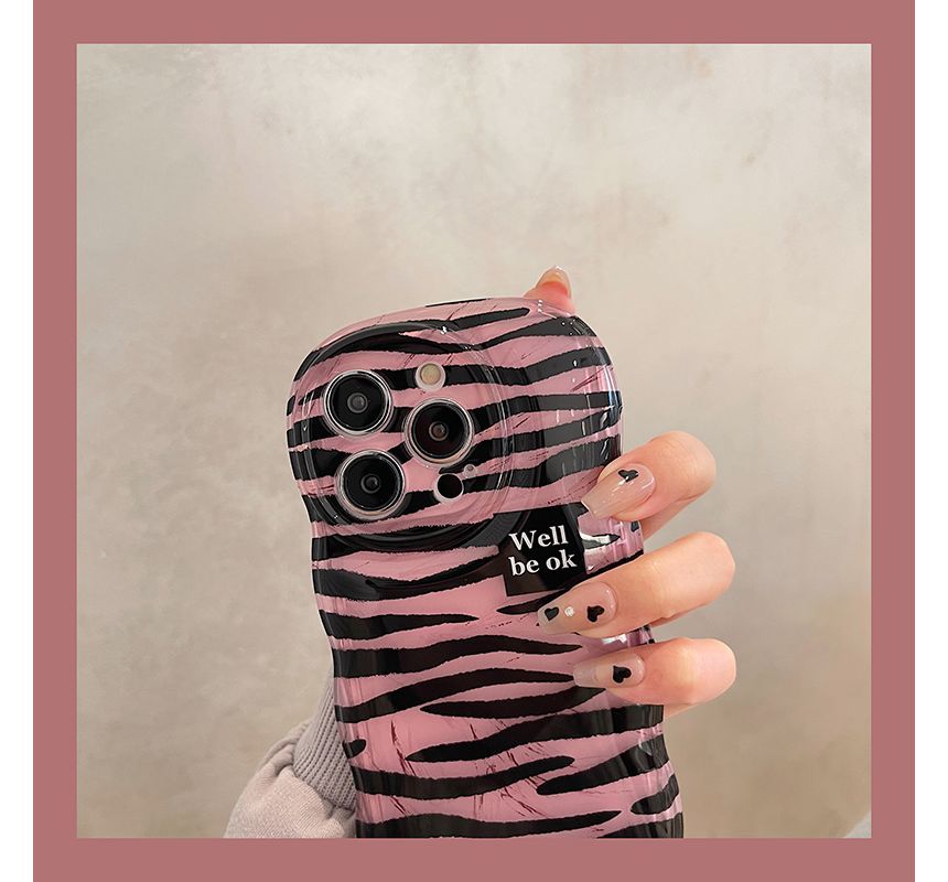 Case Zebra Hand Chain Phone Print