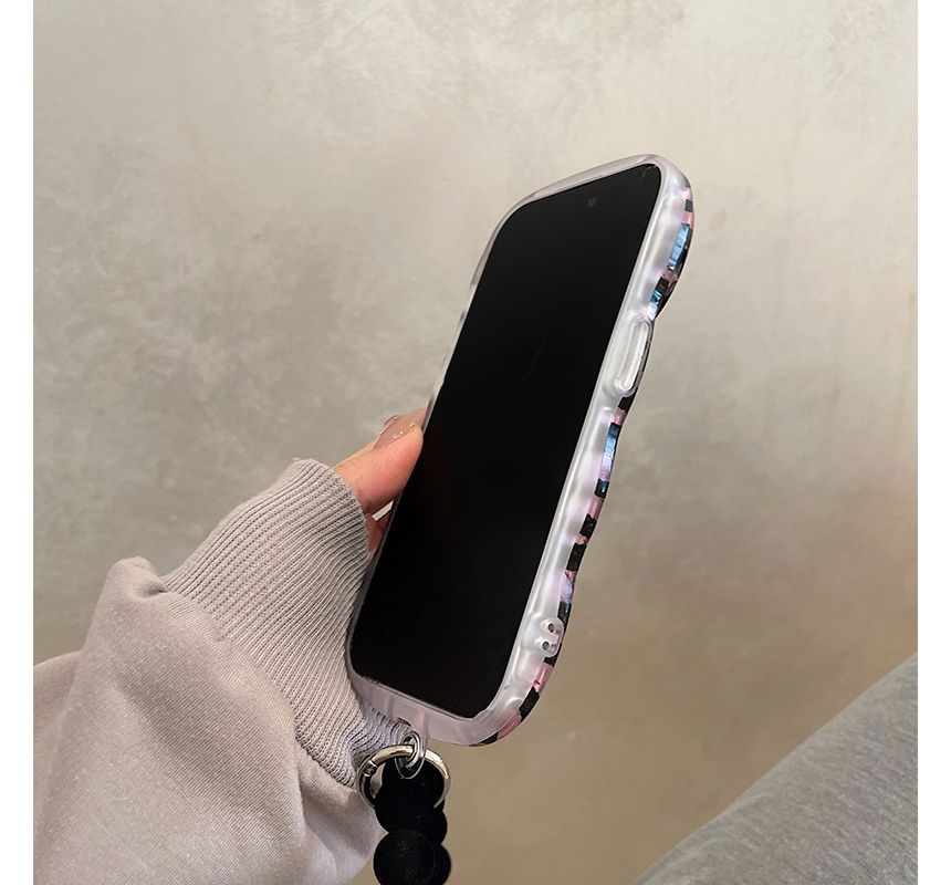 Case Zebra Hand Chain Phone Print