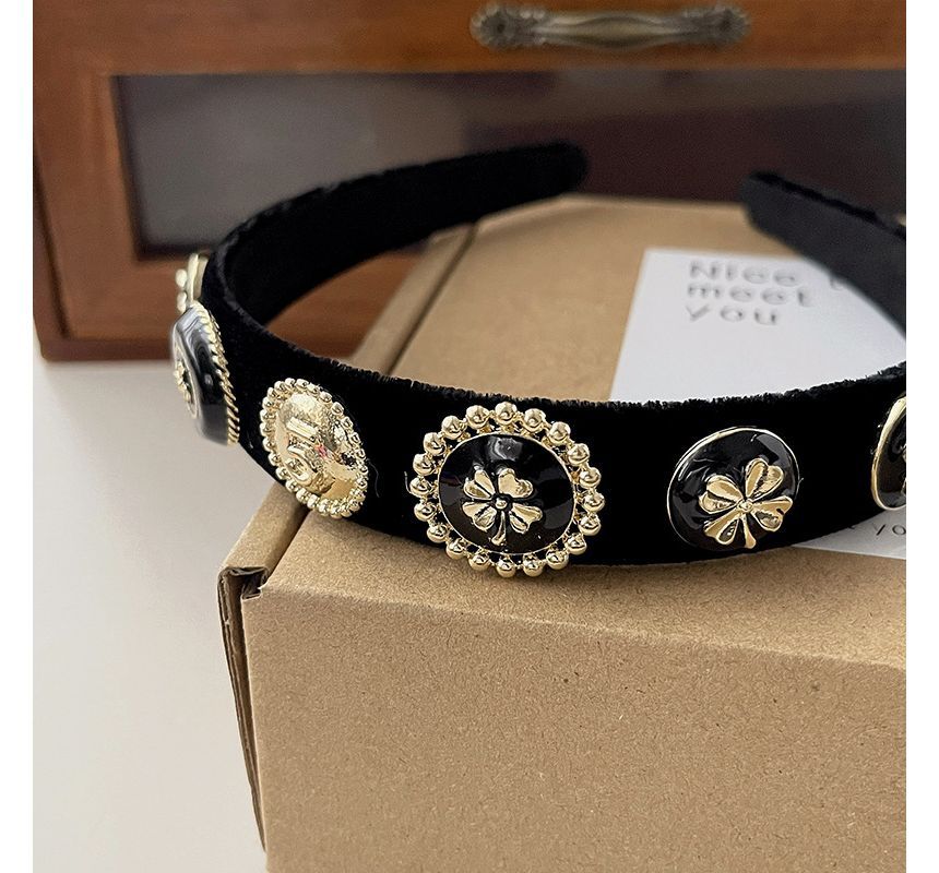 Headband Accent Metallic