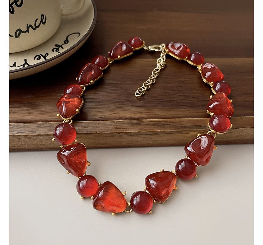 Choker Faux Alloy Crystal