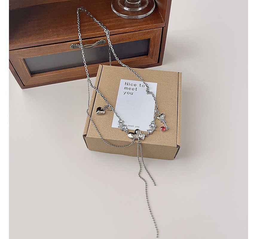 Belt Waist Moonstone Heart Chain Alloy