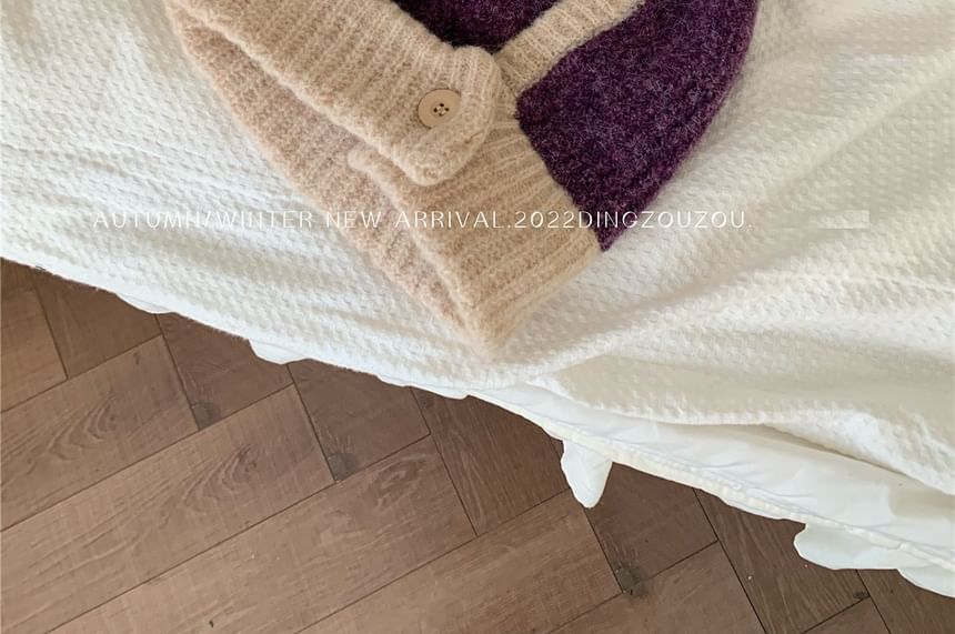 Balaclava Trim Knit Contrast