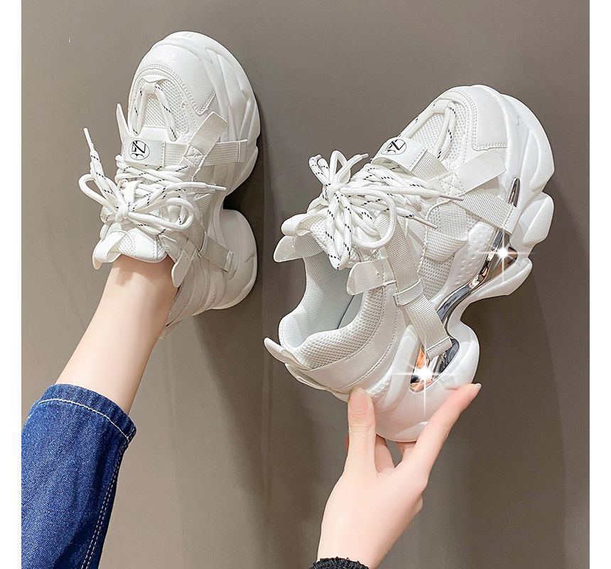 Up Platform Lace Sneakers