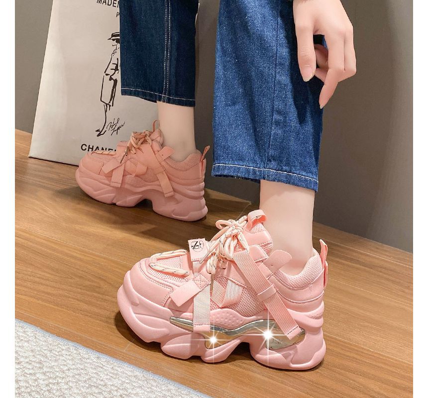 Up Platform Lace Sneakers