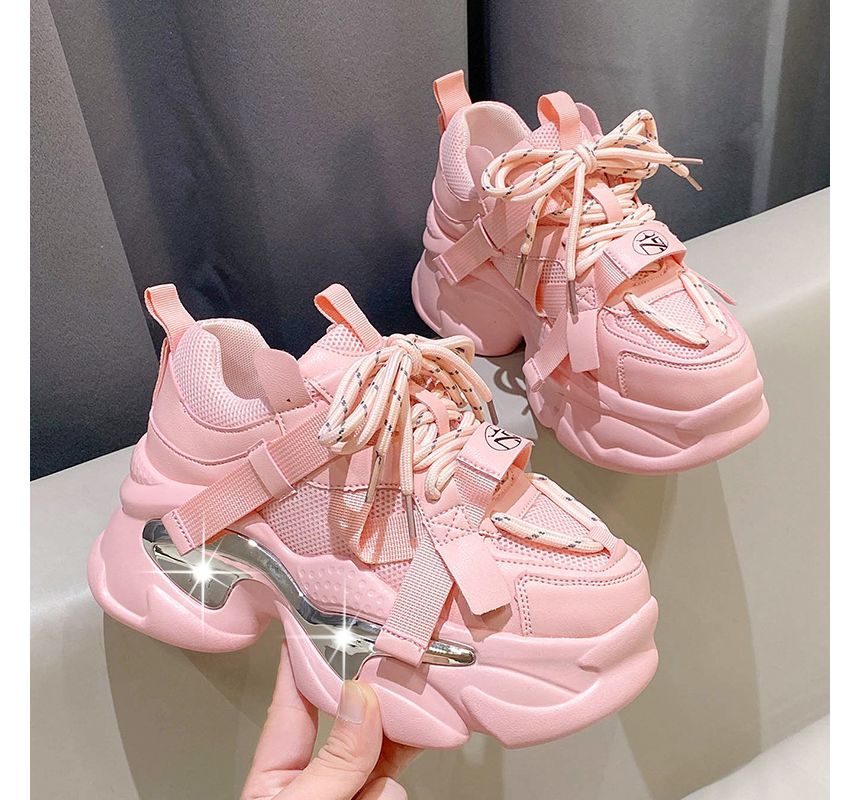 Up Platform Lace Sneakers
