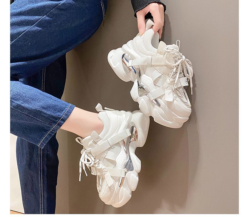 Up Platform Lace Sneakers