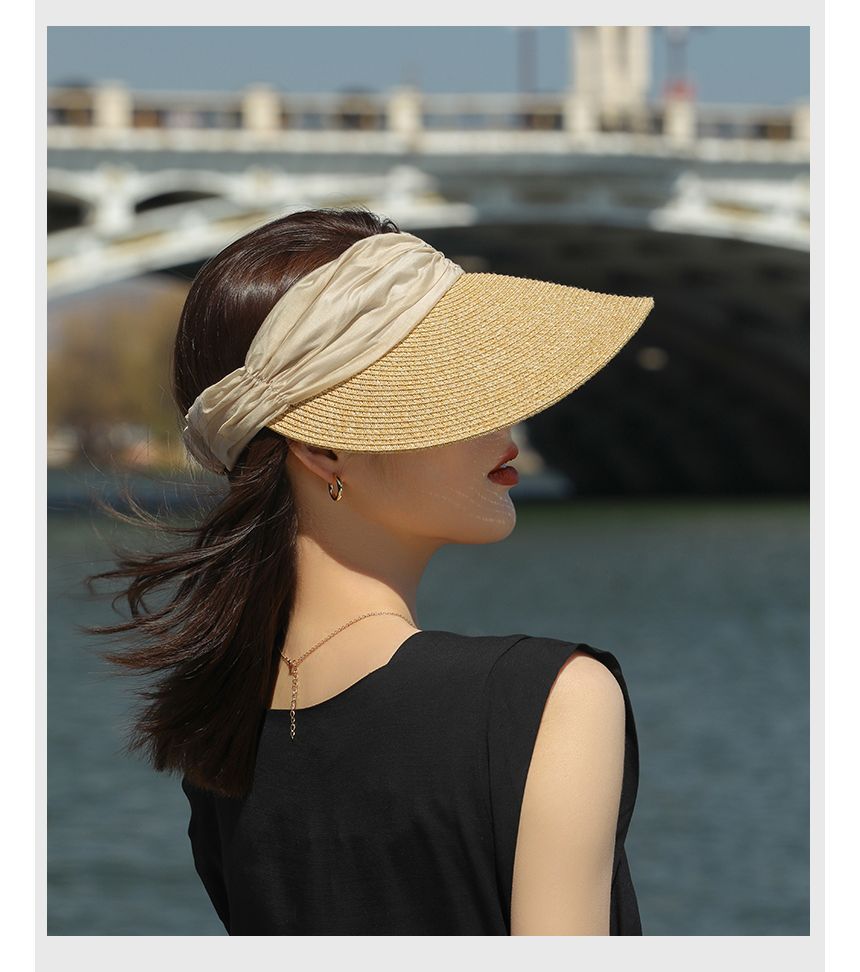 Straw Tone Two Visor Sun