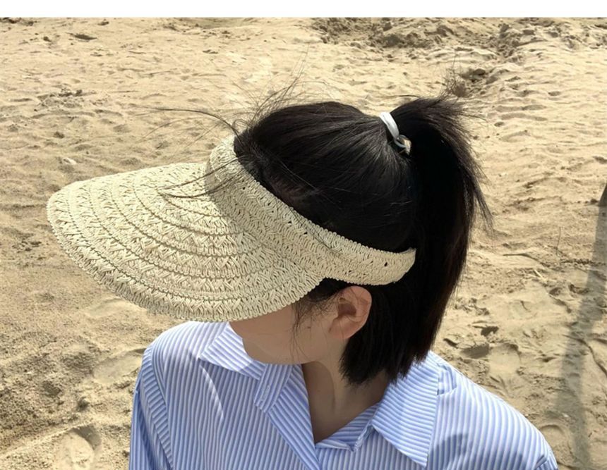 Sun Straw Visor Plain