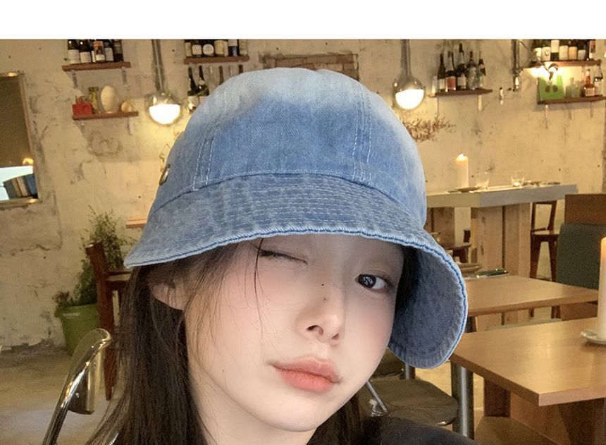Denim Ombre Cap