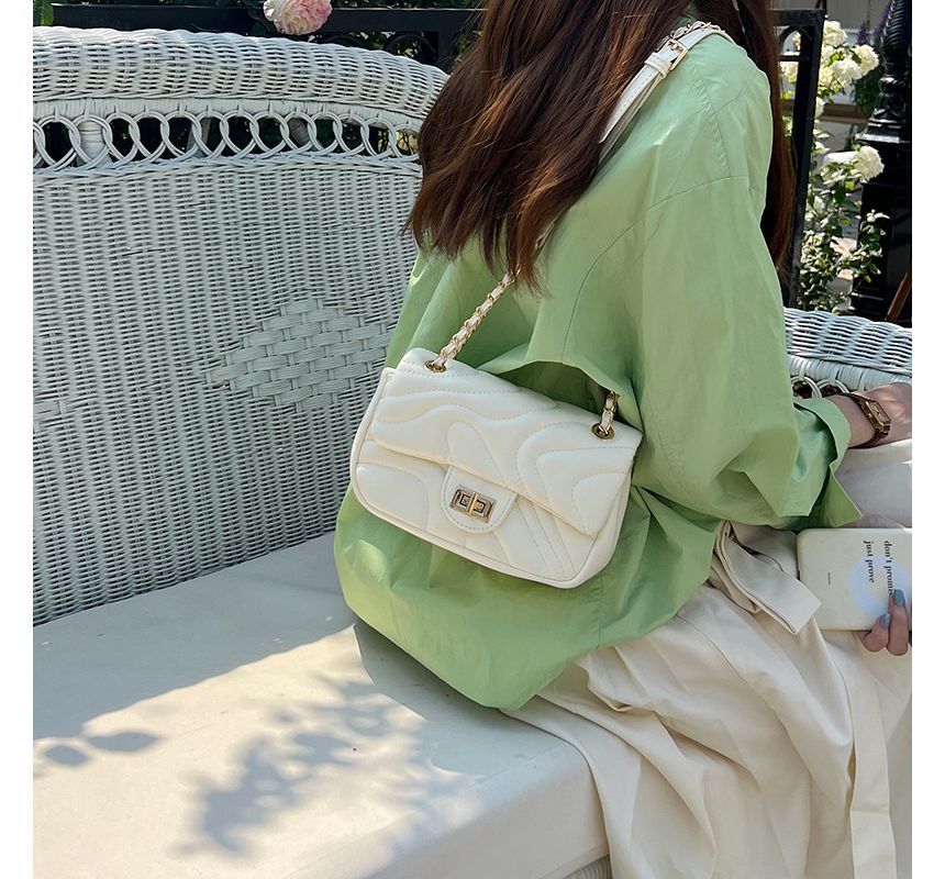 Flap Crossbody Bag Leather Faux