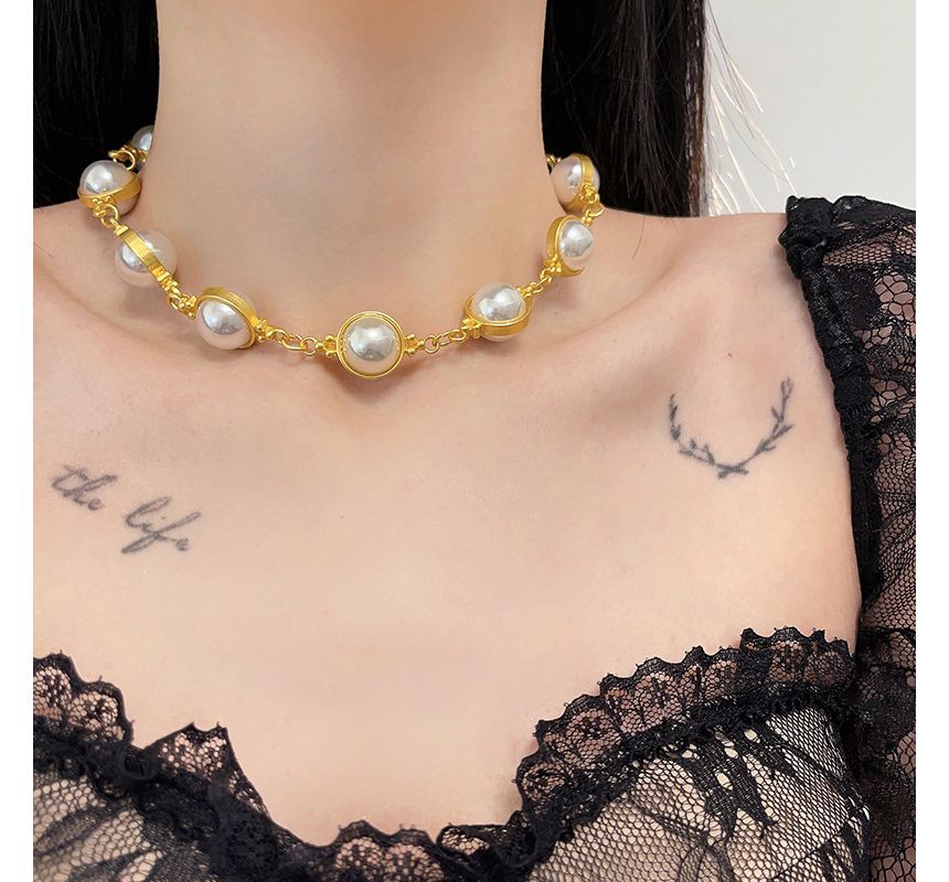 Necklace Alloy / Earring Pearl Bracelet Dangle Faux