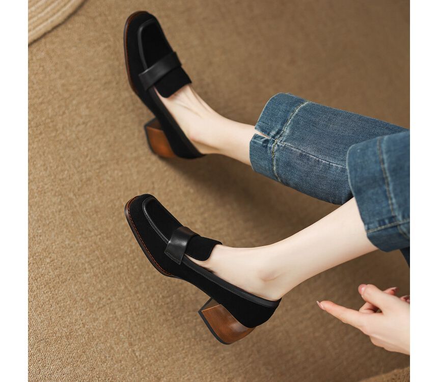 Loafers Chunky Heel