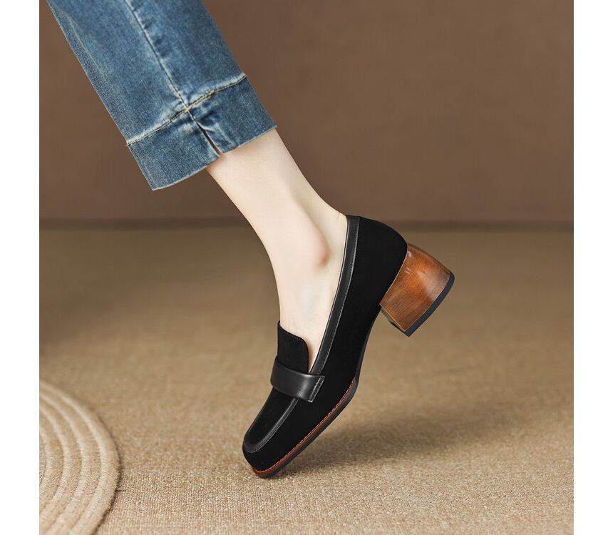 Loafers Chunky Heel