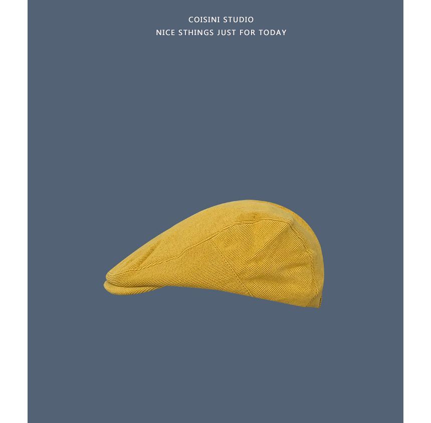 Corduroy Cap Flat Plain
