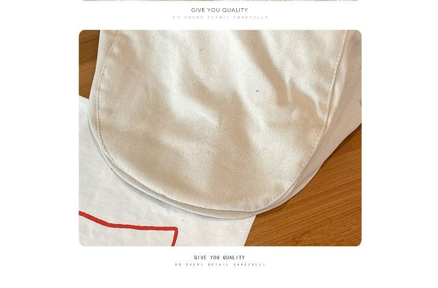 Embroidered Flat Cap Lettering