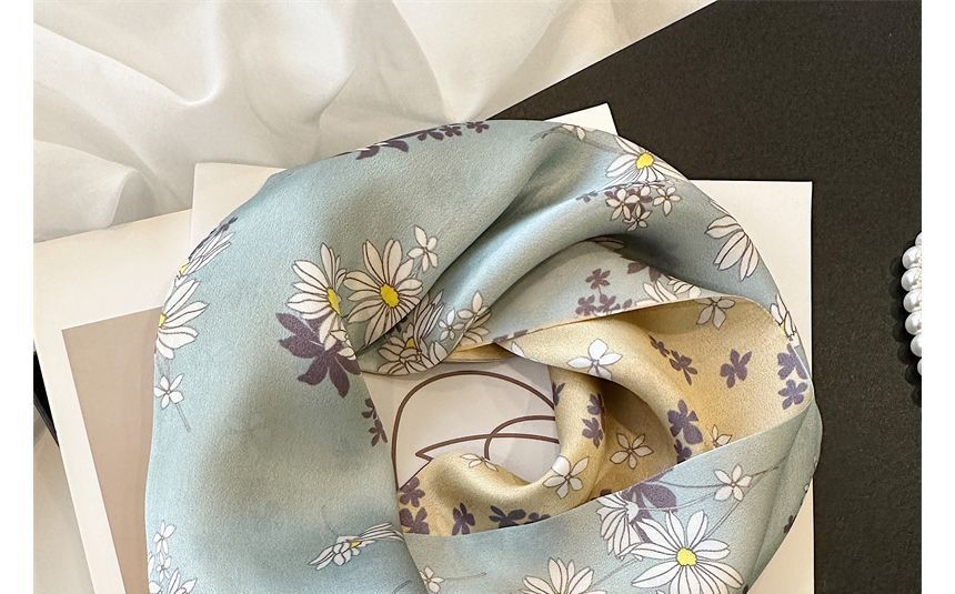 Scarf Floral Silk