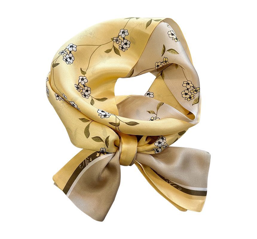 Scarf Floral Silk