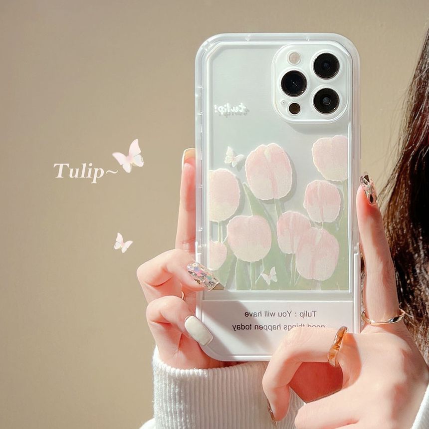 Case Stand Phone Tulip