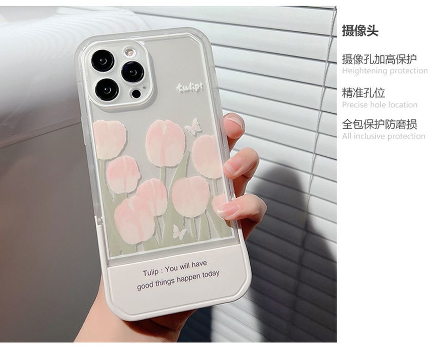Case Stand Phone Tulip