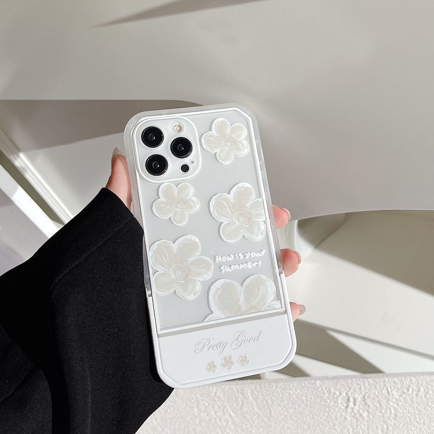 Case Stand Phone Floral