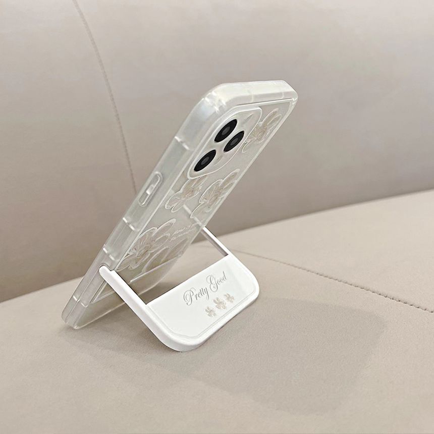 Case Stand Phone Floral
