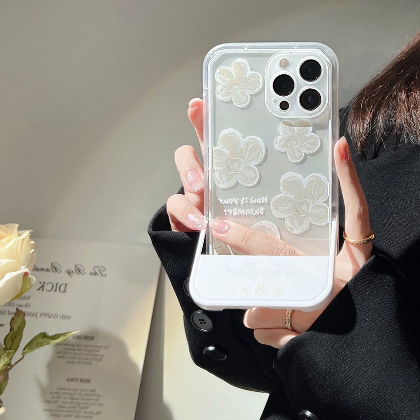 Case Stand Phone Floral