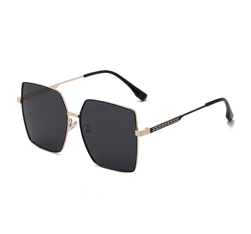 Metal Square Frame Sunglasses