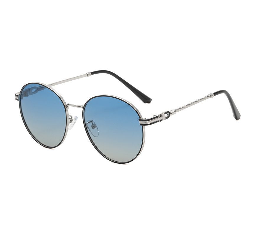 Sunglasses Polarized Metal Round Frame
