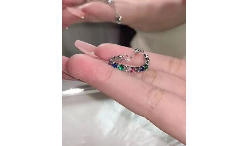 Rhinestone Ring Alloy