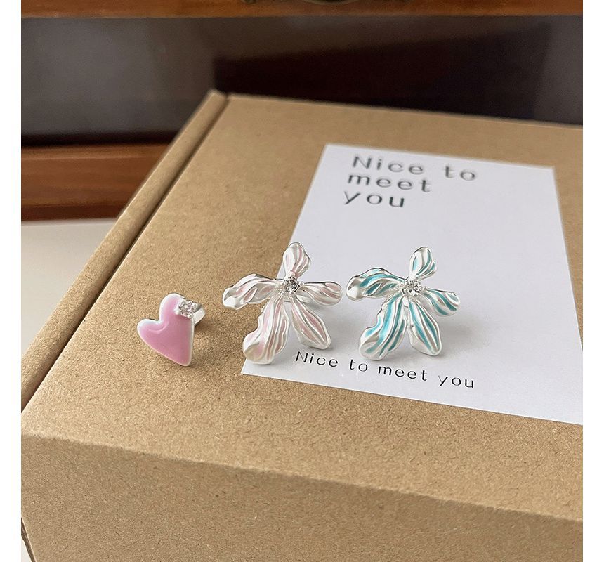 Earring Floral Alloy