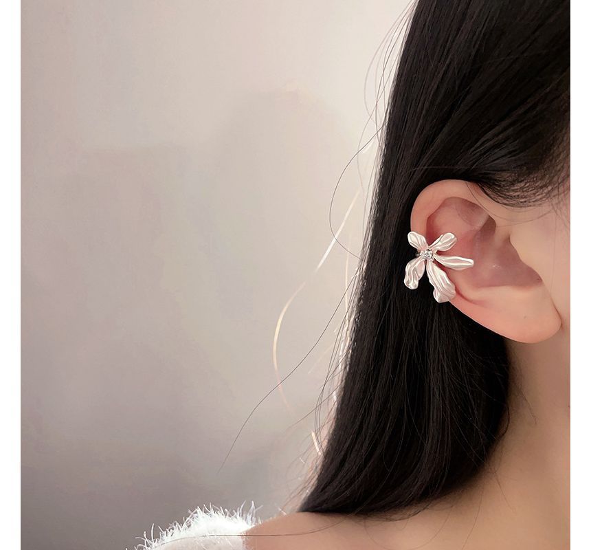 Earring Floral Alloy