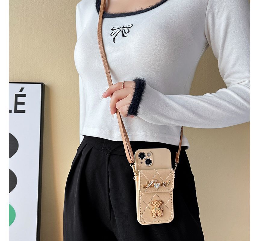 Holder Phone Case Card Bear