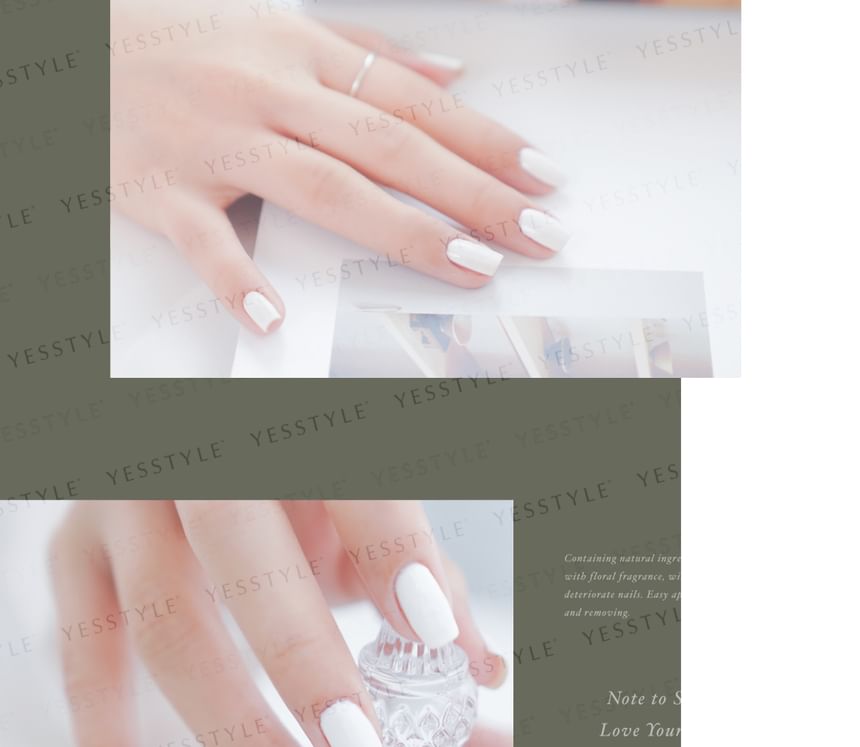 047 Wedding Friendly Try Natural Water-Based Polish My Environmental Gowns On Nail