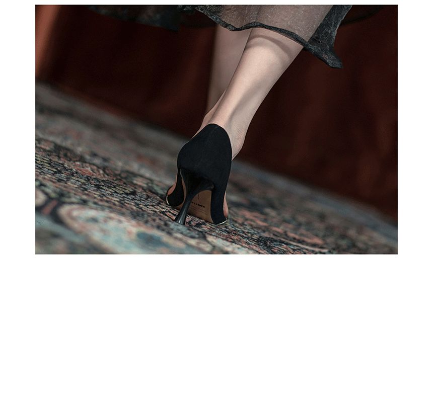 Pumps Heel High D'Orsay Plain