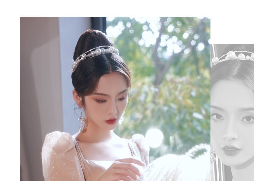 Short-Sleeve Gown Evening Rhinestone A-Line