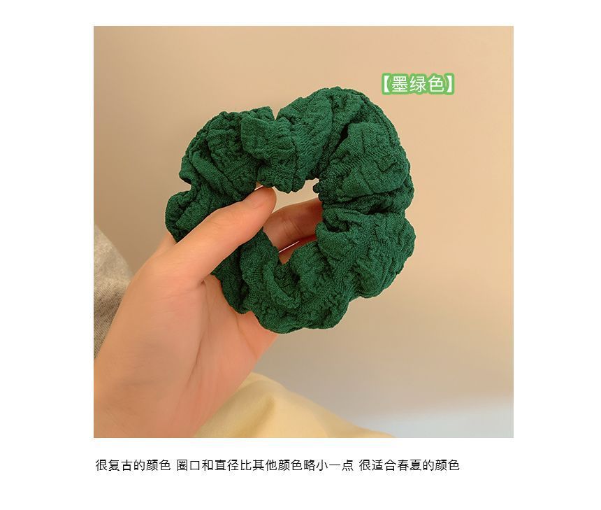 Cotton Linen Scrunchie