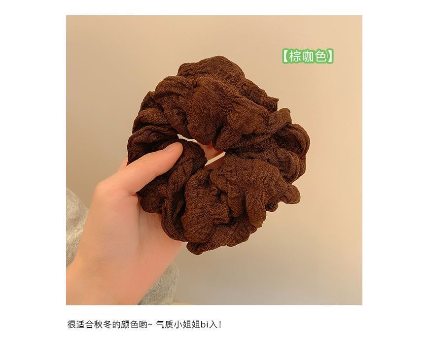 Cotton Linen Scrunchie