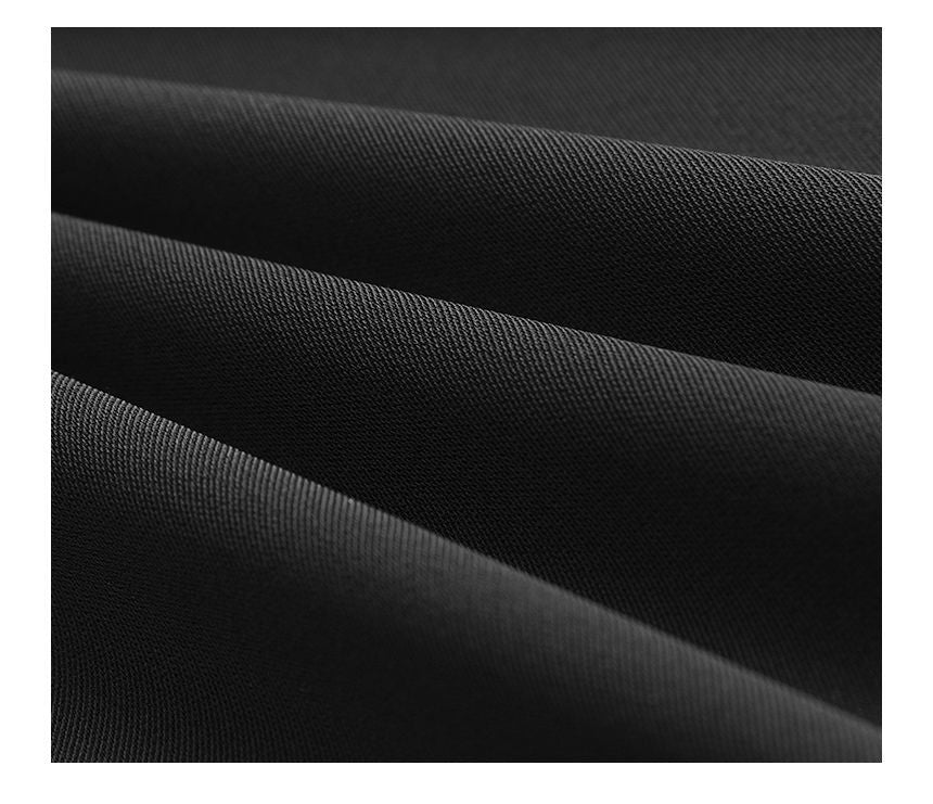 Slit Skort High A-Line Waist Plain Mini