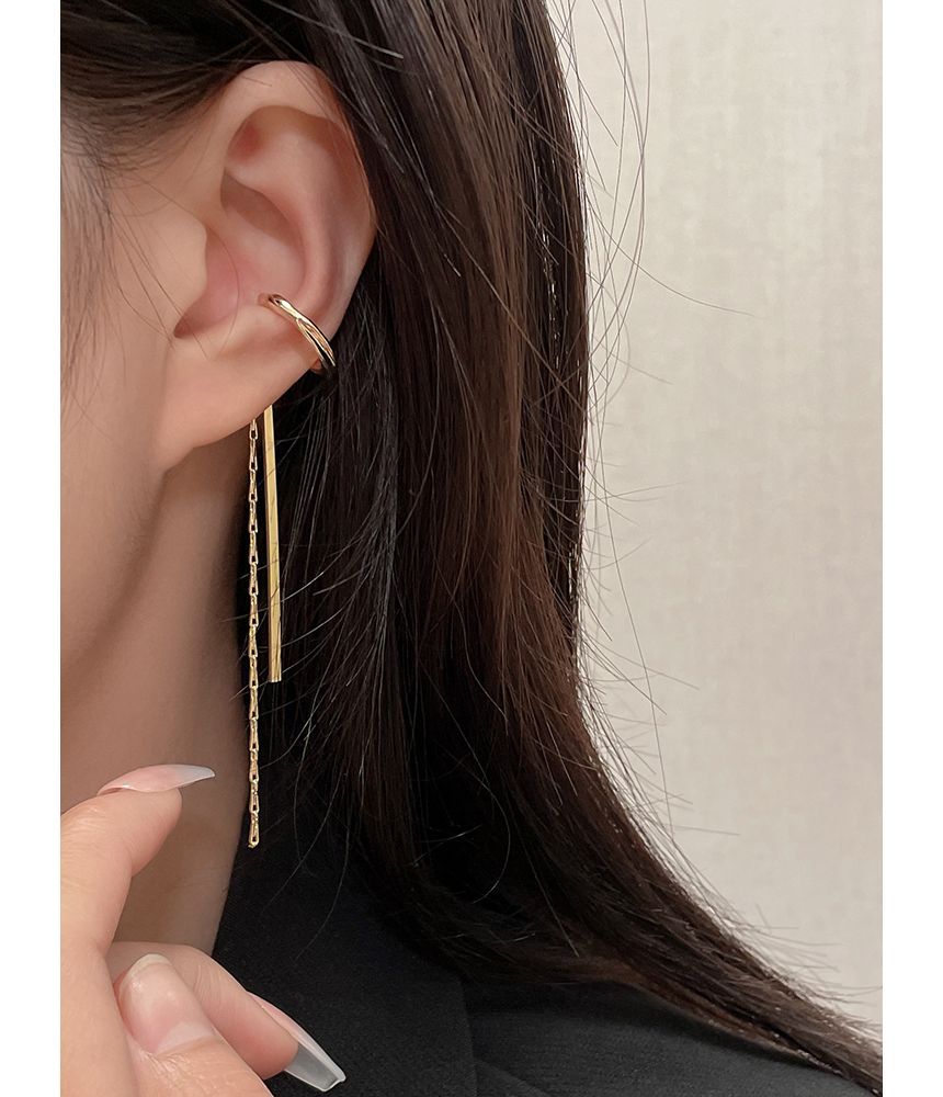 Alloy Fringed Earring Cuff