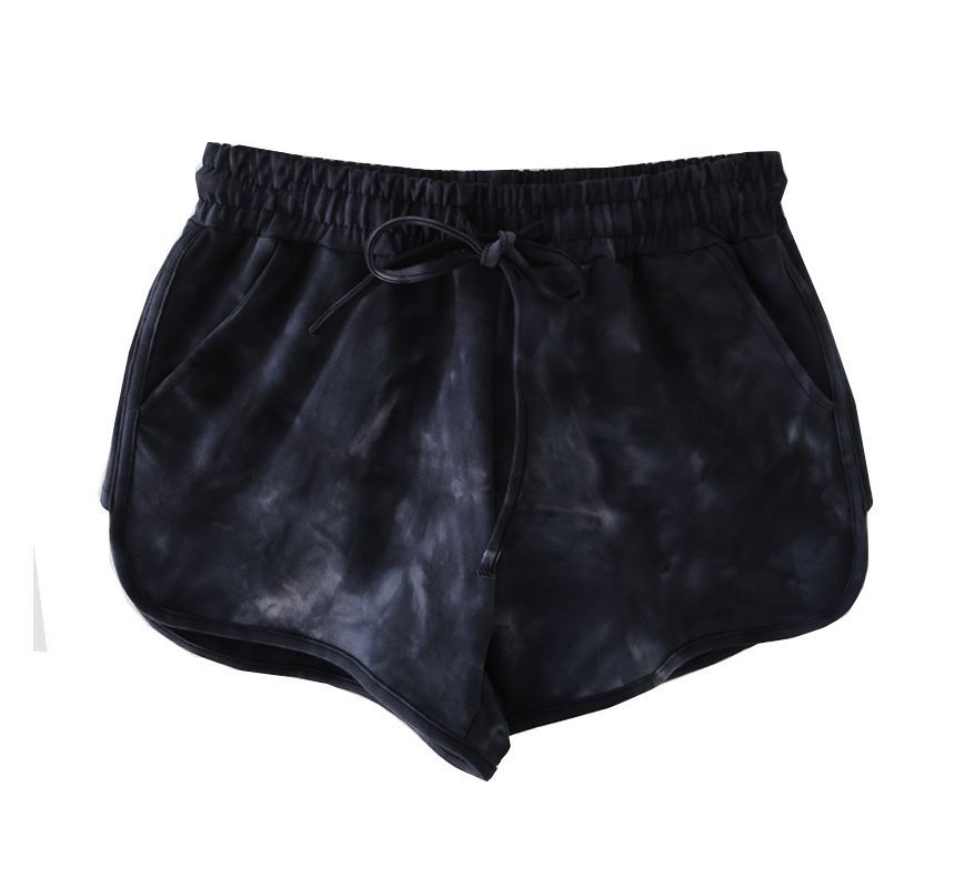 Dye Pants Tie Drawstring Hot Waist