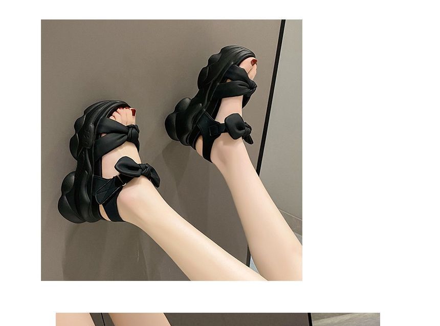 Platform Bow Sandals