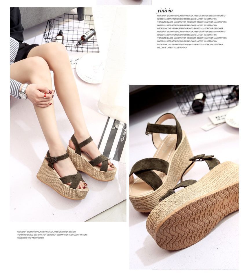 Wedge Heel Sandals Espadrille Platform