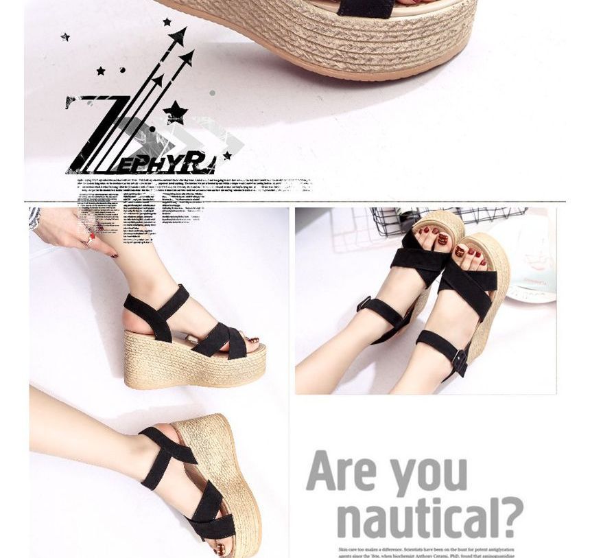 Wedge Heel Sandals Espadrille Platform