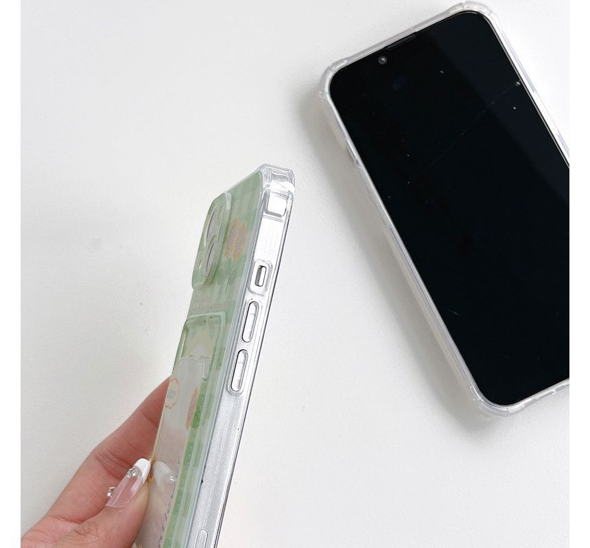 Print Holder Sunflower Phone Card Case